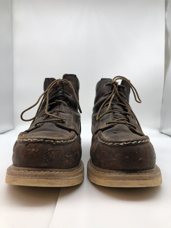 Vintage Red Wing Irish Setter work Boots Size 10 distressed leather main image 10